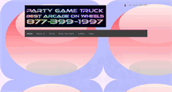Desktop Screenshot of partygametruck.com